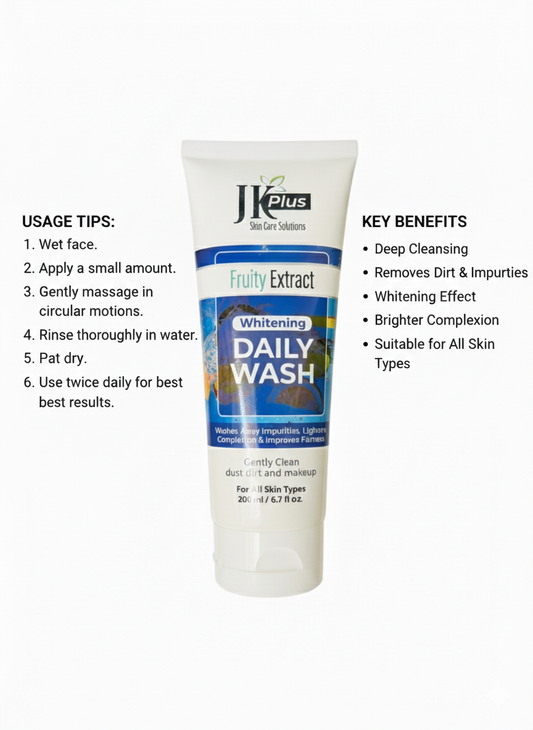 𝙅𝙆 𝙋𝙡𝙪𝙨 𝘿𝙖𝙞𝙡𝙮 𝙁𝙖𝙘𝙚 𝙒𝙖𝙨𝙝