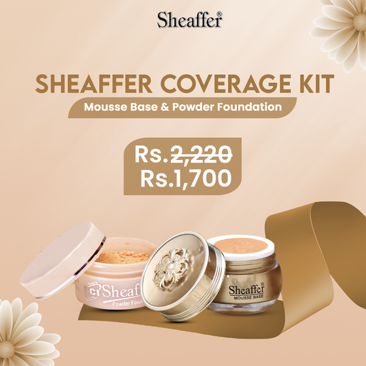 Sheaffer Coverage Kit - Mousse Base & Powder Foundation